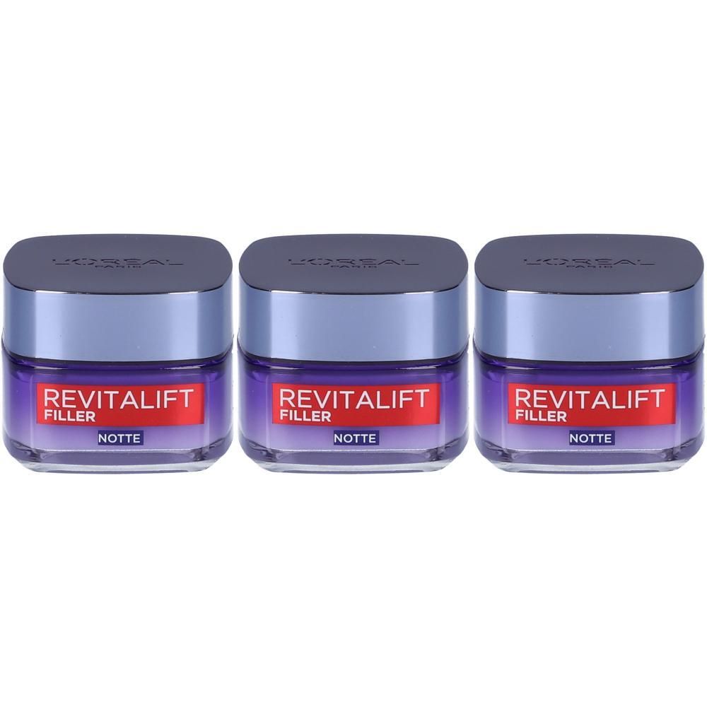 L'Oreal Paris Classic Revitalift Crema Notte 3x50 ml