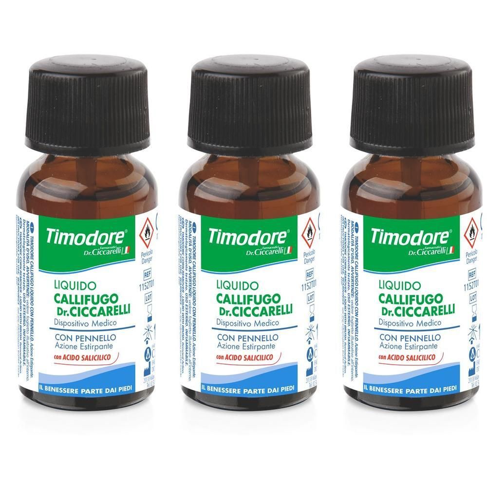 Timodore® Liquido Callifugo con Pennello Applicatore 3x12 ml