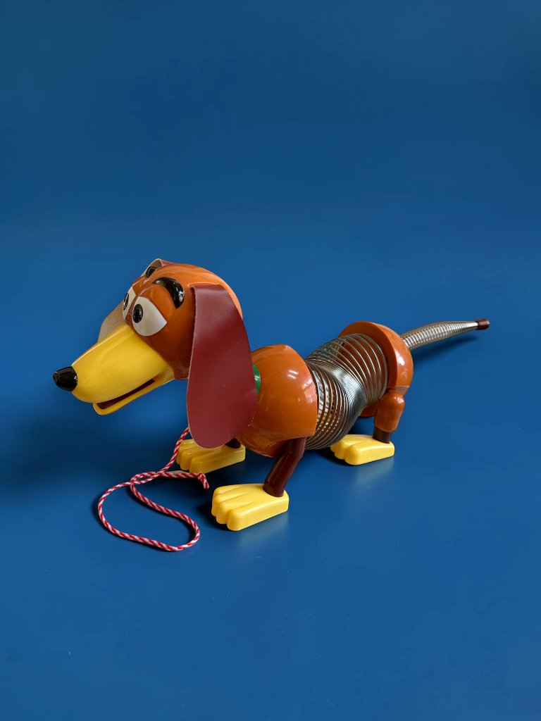 Disney Toys | Disney Pixar Toy Story Slinky Dog Pull Toy Walking Spring Toy | Color: Brown | Size: Osbb