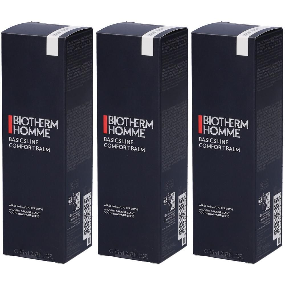 BIOTHERM Homme Ultra Comfort Balsamo Dopobarba 3x75 ml