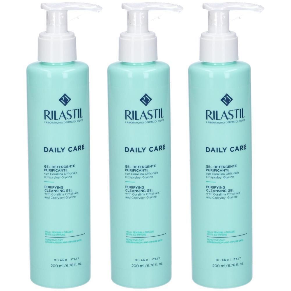 RILASTIL® Daily Care Gel Detergente Nuova Formula 3x200 ml