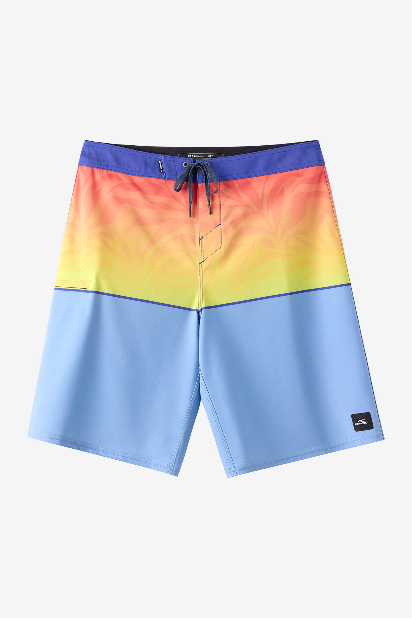 O'Neill Men's Hyperfreak Heat Block 21"" Board Shorts in Blue Jelly, Size 40, Elastane/Polyester
