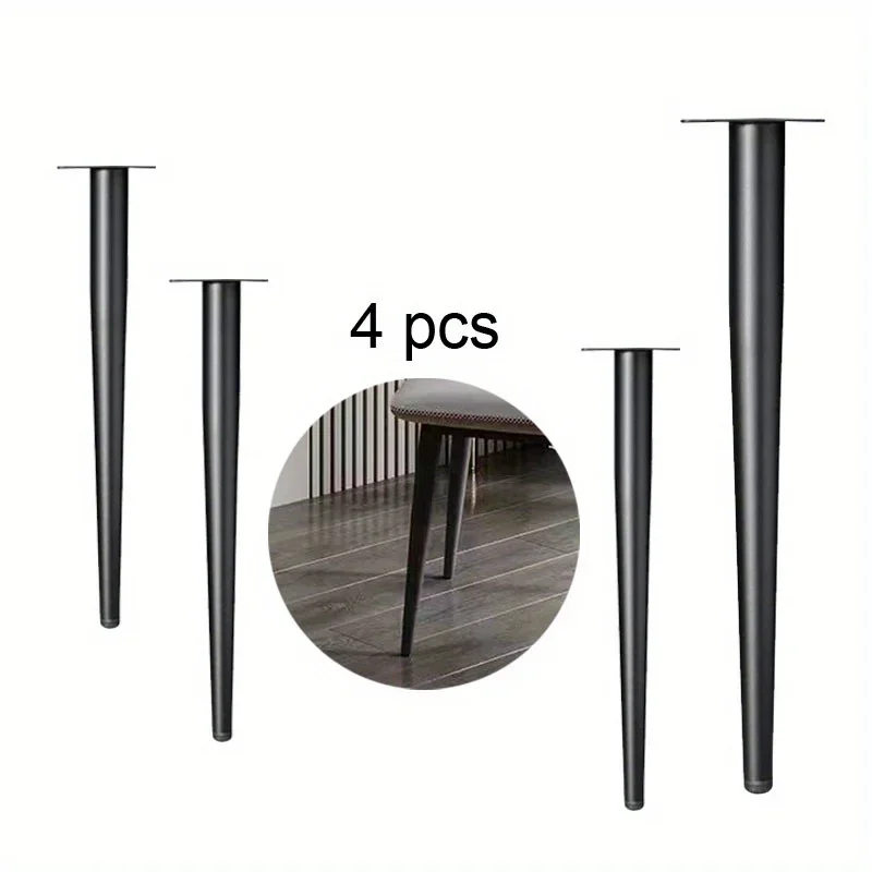 4 pièces accessoires de pieds de meubles pieds de meubles pieds de meubles en métal remplacement salon chambre Table armoire meuble TV pieds