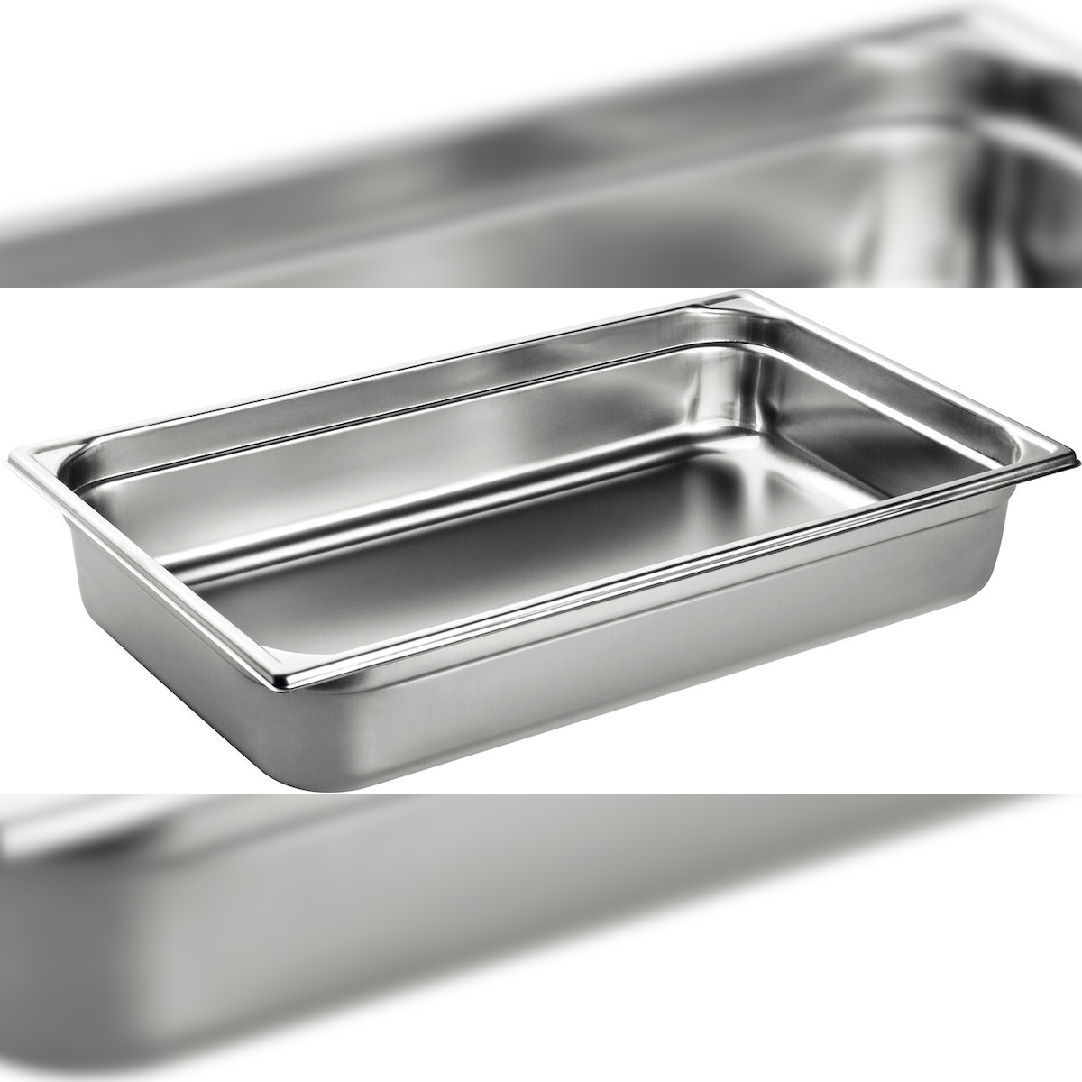 Matfer Gastronorm-Behälter Volledelstahl - ohne Griff - GN 1/1, Tiefe 15 cm (741015) Image