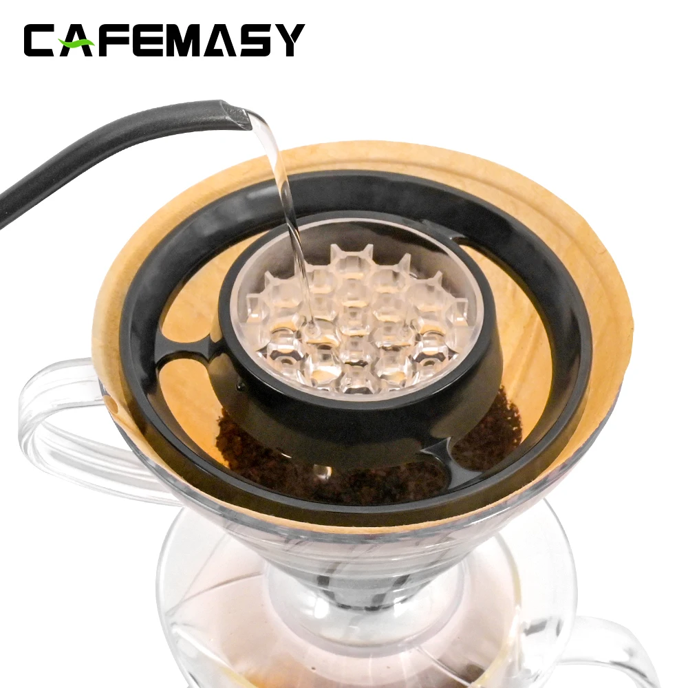 CAFEMASY Tragbare Hand Brauen Kaffee Filter Tropf Dusche Kaffee Filter Kaffeemaschine Tropf Kaffee Tee Tasse Filter Zubehör Image
