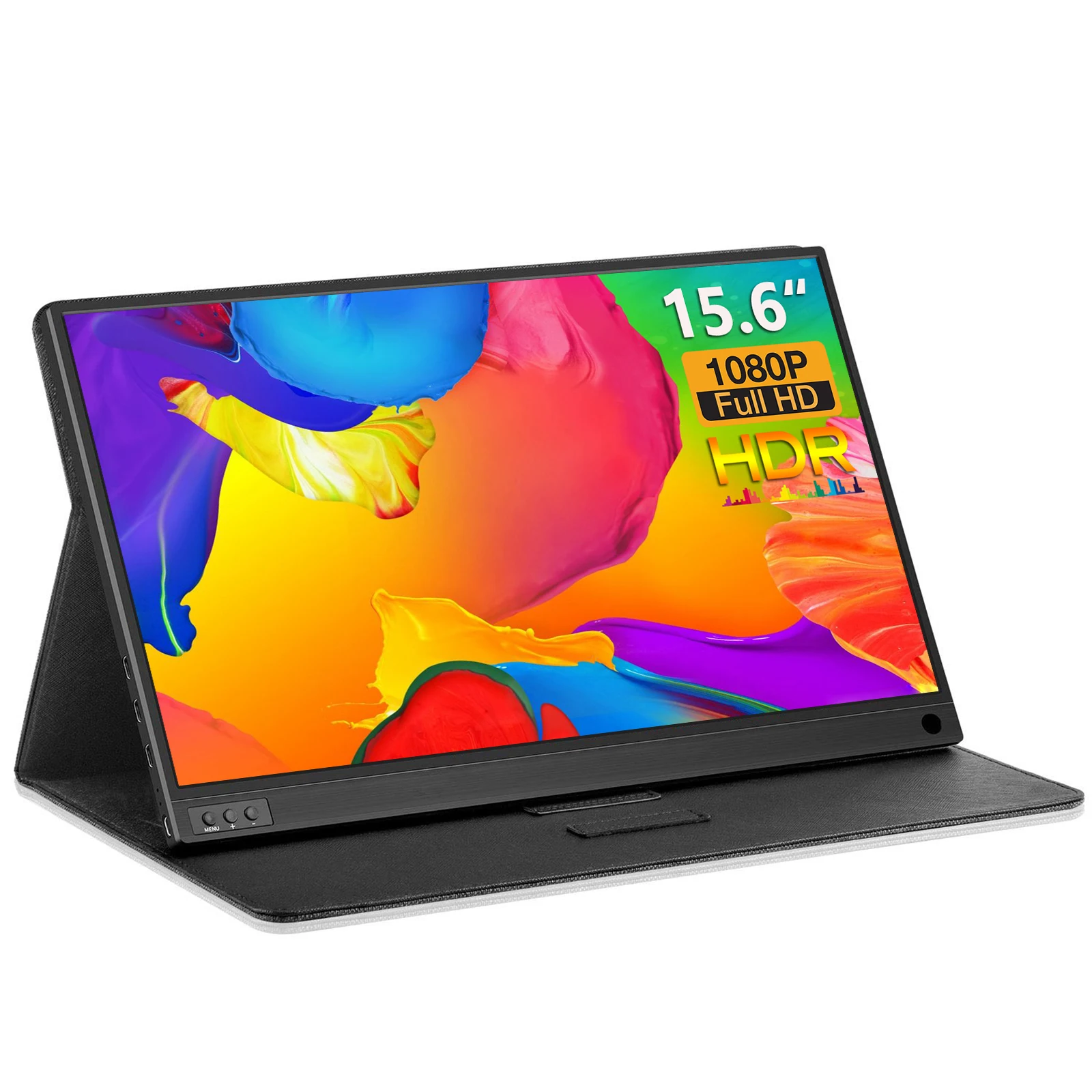 ZEUSLAP 15,6 Zoll 1920*1080P 60Hz IPS Panel Tragbarer Monitor für Telefon, NS, Laptop, PC, zweiter Bildschirm, Office Extend Monitor Image