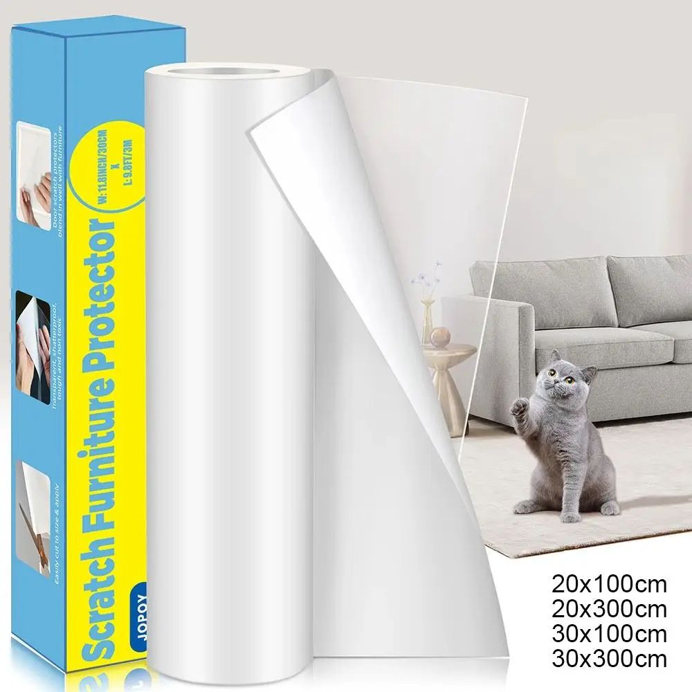 Transparent Cat Scratch Furniture Protector Tape For Couches And Sofas 17.72 118.11 Inches