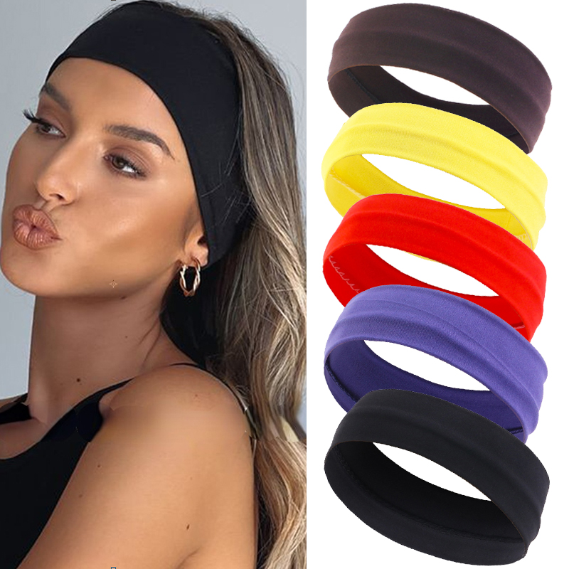 FlexFit Active Sports Headband For Yoga, Running & Everyday Hair Control beige