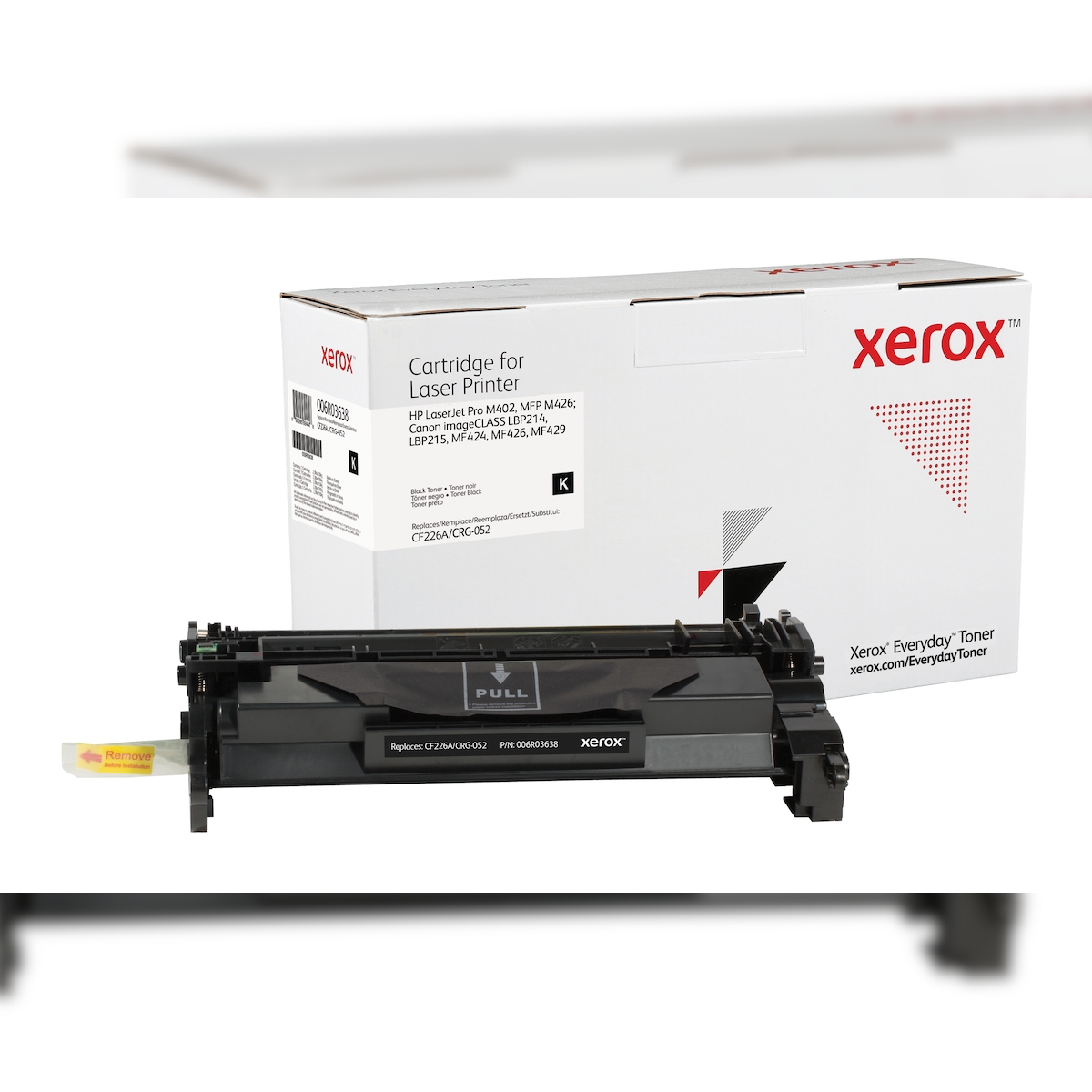 Everyday -Toner in Schwarz, Xerox-Entsprechung für HP CF226A/ CRG-052, 3100 Seiten - (006R03638) Image