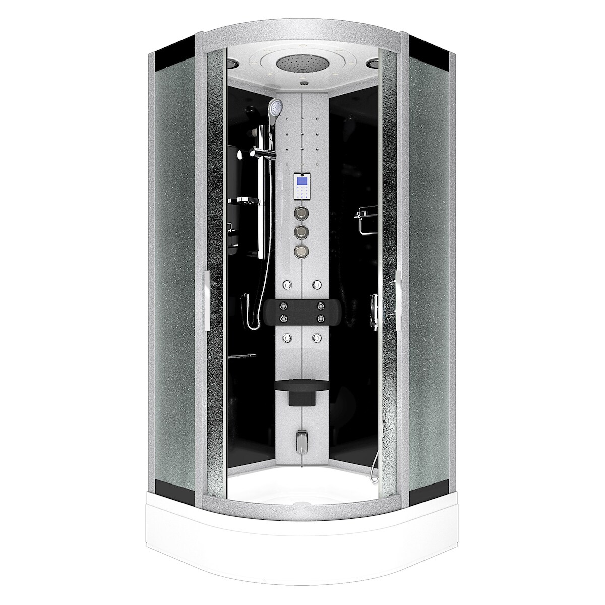 AcquaVapore Duschkabine Komplettdusche Fertigdusche Dusche D46-53M1 90x90 cm ohne 2K Scheiben Versiegelung Image