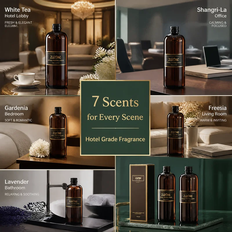 500ml Five-star Hotel Fragrance Hilton Star Hotel With Fragrance Oil Lasting Fragrance Natural Fresh Perfume Deodorise Fragrance
