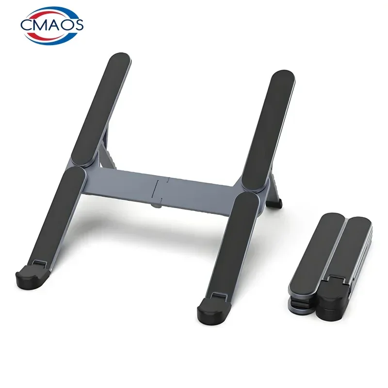 6-stufig verstellbarer, faltbarer, tragbarer, ergonomischer Laptop-Ständer aus Aluminiumlegierung, passend für 10 bis 17 Zoll Laptops Image