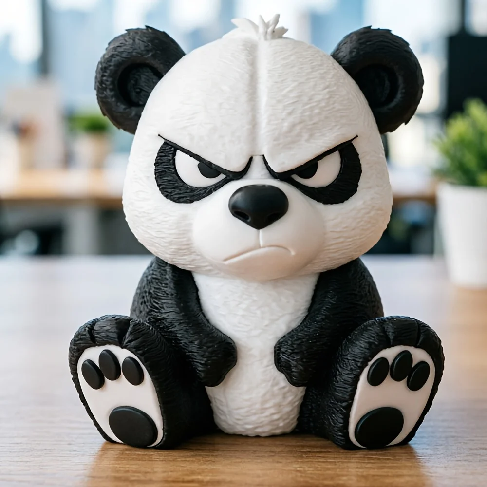 Une simple figurine de panda est idéale pour la décoration de la maison, la décoration de voiture, les décorations de Pâques, les décorations suspendues pour véhicules et les décorations de bureau.