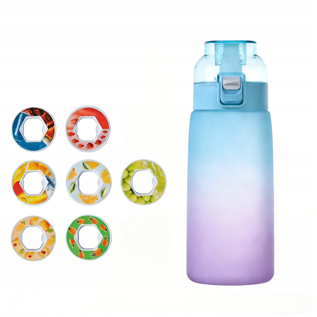 Taste Wasserflasche 600 ml mit 7 Kapseln – Zucker- und kalorienfrei Image
