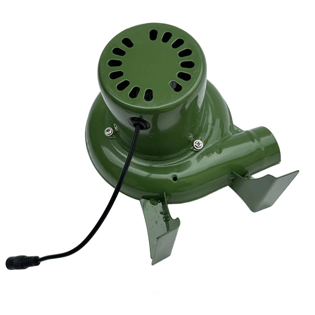 80W Elektrischer Gebläseventilator AC 100-240V, variabel einstellbar für BBQ-Grill, Holzkohleofen, Kamin, Schmiede, Luftpumpe, Heizgerät