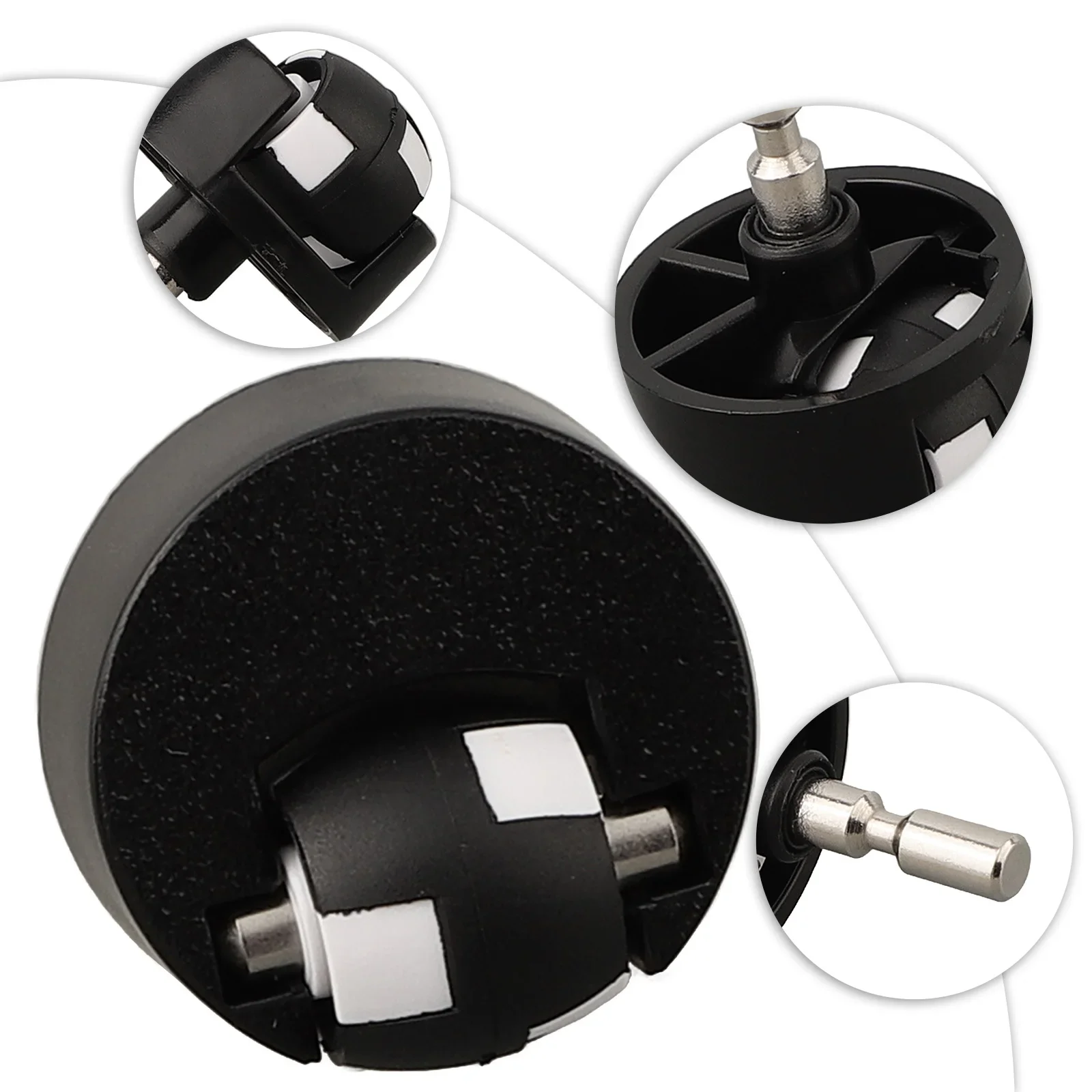 Roue pivotante avant pour robot aspirateur ZACO W400 W450 W455 – Pièce de rechange en plastique et métal pour appareil électroménager