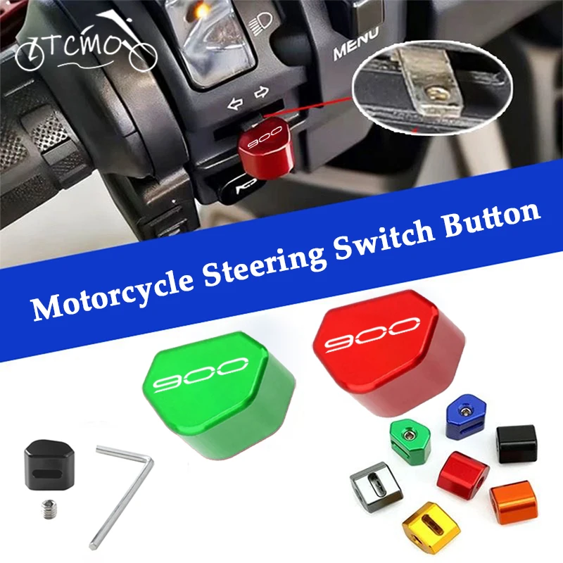 Für KAWASAKI Z900 Z-900 Z 900 SE z900 se 2017-2023 2024 2025 CNC Aluminium Motorrad Schalterknopf Blinkerschalter Tastenkappe Image