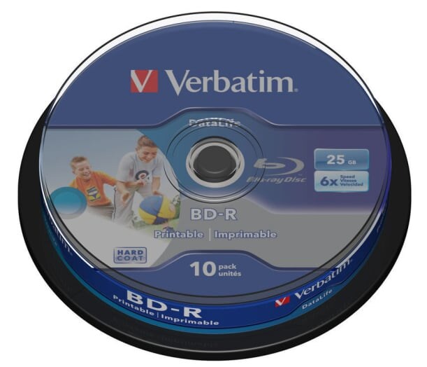 Verbatim Datalife 6x BD-R 25GB 6x 10er-Pack Spindle Image