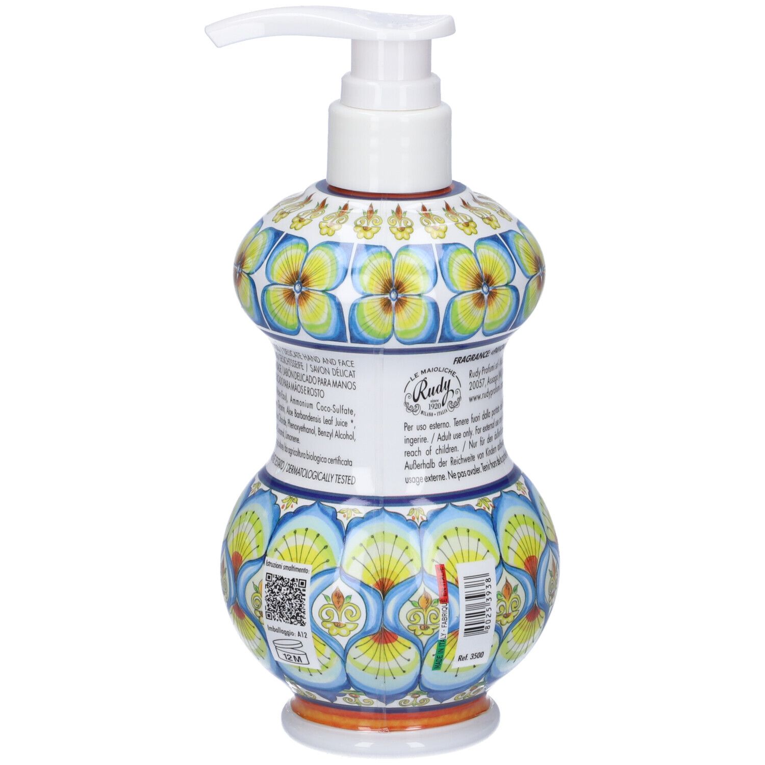 Le Maioliche Sapone Delicato Gli Albarelli N.° 374 Pavonis 400 ml liqu