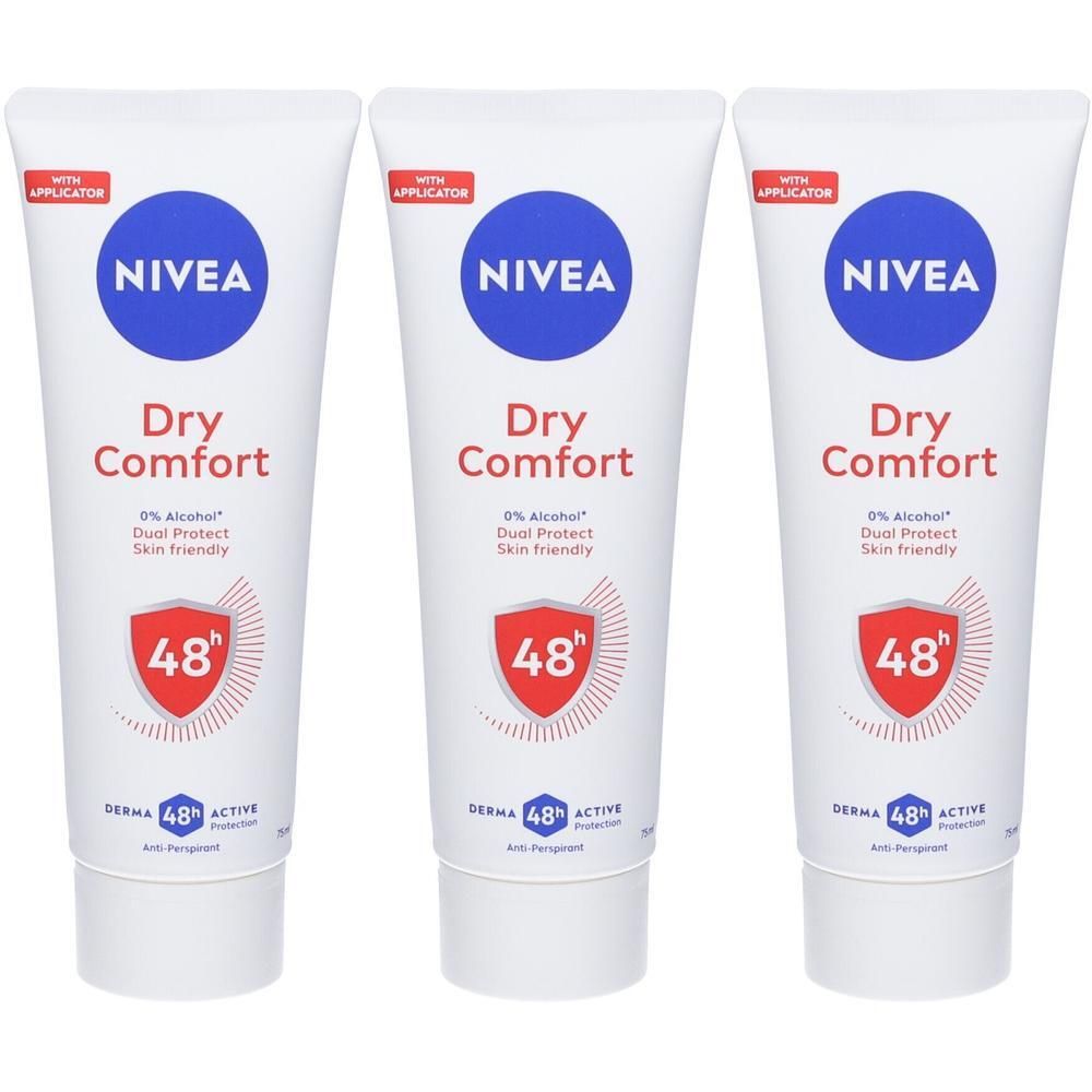 Nivea Crema Deodorante Dry Confort 3x75 ml