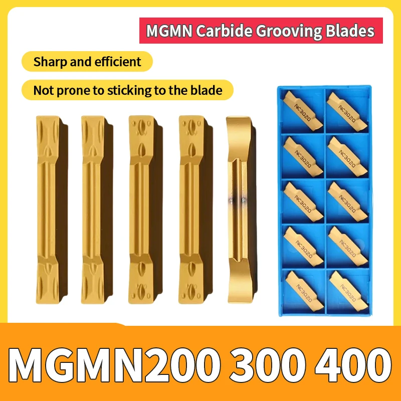 MGMN Hartmetall-Einstechplatten für Stahl CNC-Fräser MGMN200 G MGMN300 MGMN400 MGMN500 Hartmetall-Schlitzfräseinsätze Image