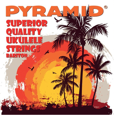 Pyramid Baritone Ukulele Set Low G
