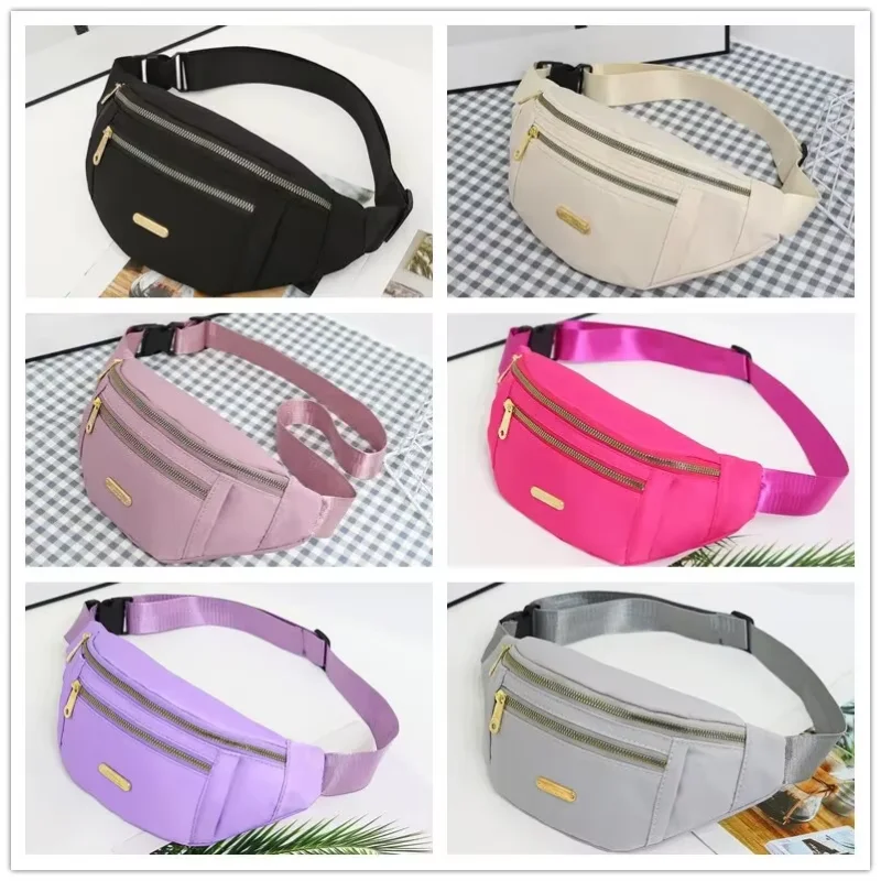 Damen Sport-Hüfttasche Mehrschichtige Bauchtasche für Handy und Essentials bei Outdoor-Aktivitäten Crossbody-Tasche Sport-Brusttasche Image