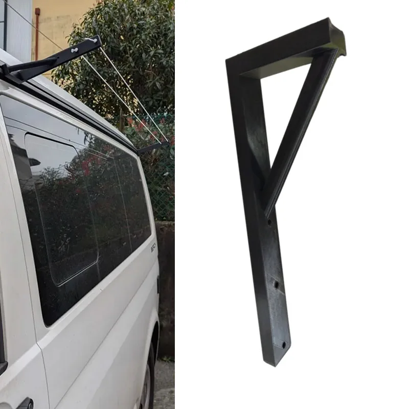 Wohnwagen-Camping-Kleiderstange RV-Kleiderhalterung aus Kunststoff Schwarz für Volkswagen California Caravelle T6 Wohnmobil-Zubehör