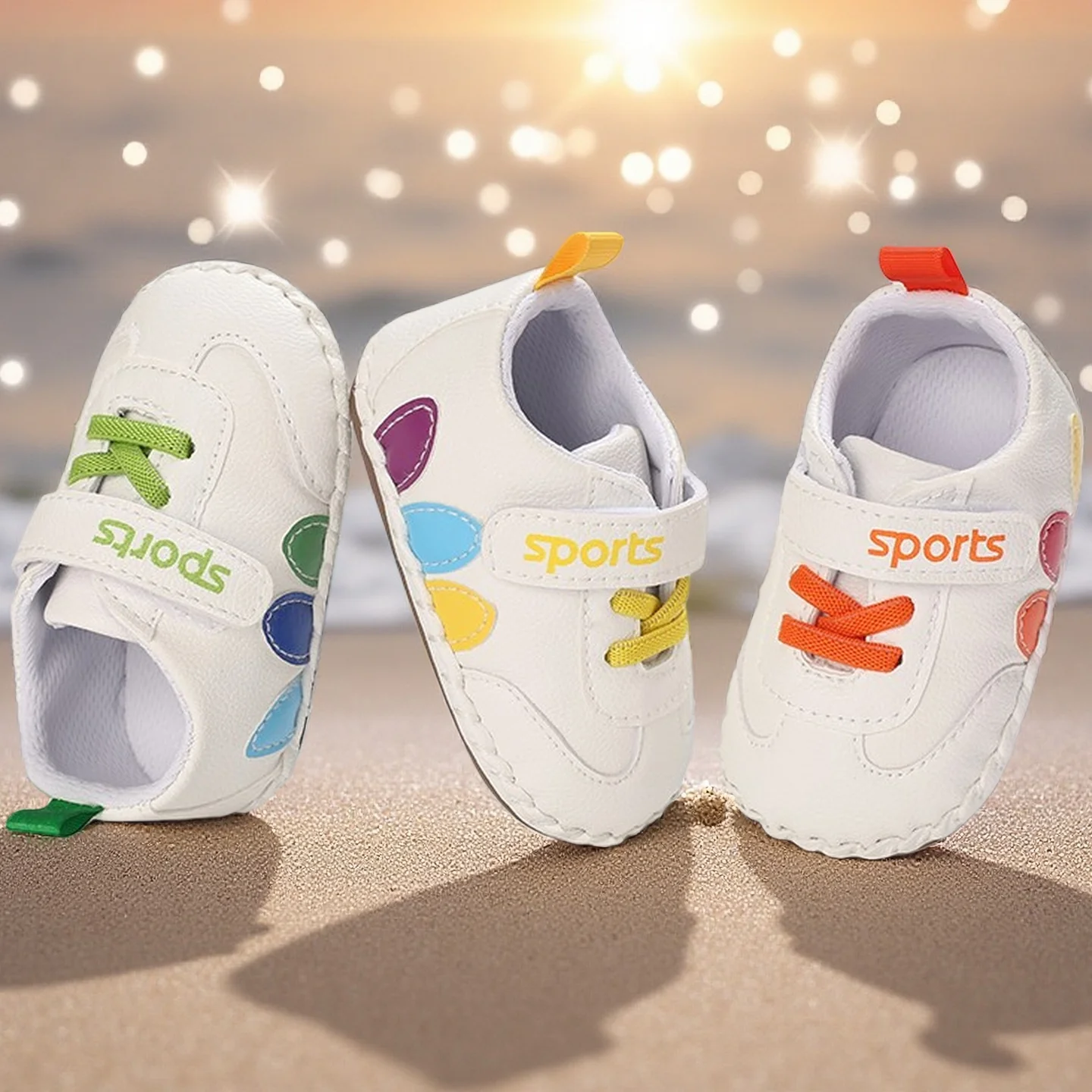 Weiße Babyschuhe, lässige Mode, Taufe, Taufe, FirstWalker, Gentleman-Baby-Schuhe, Turnschuhe