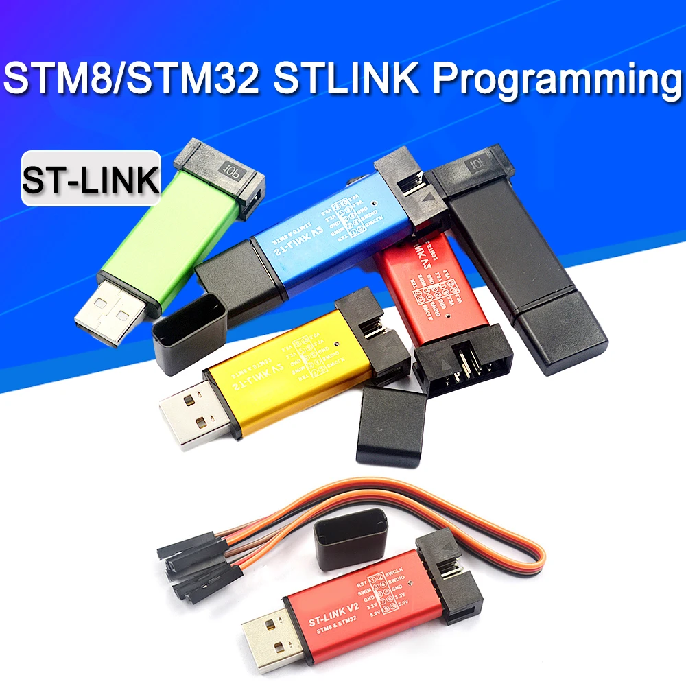 ST-Link V2 neuer stlink mini STM8STM32 STLINK Simulator Download-Programmierung mit Abdeckung Image