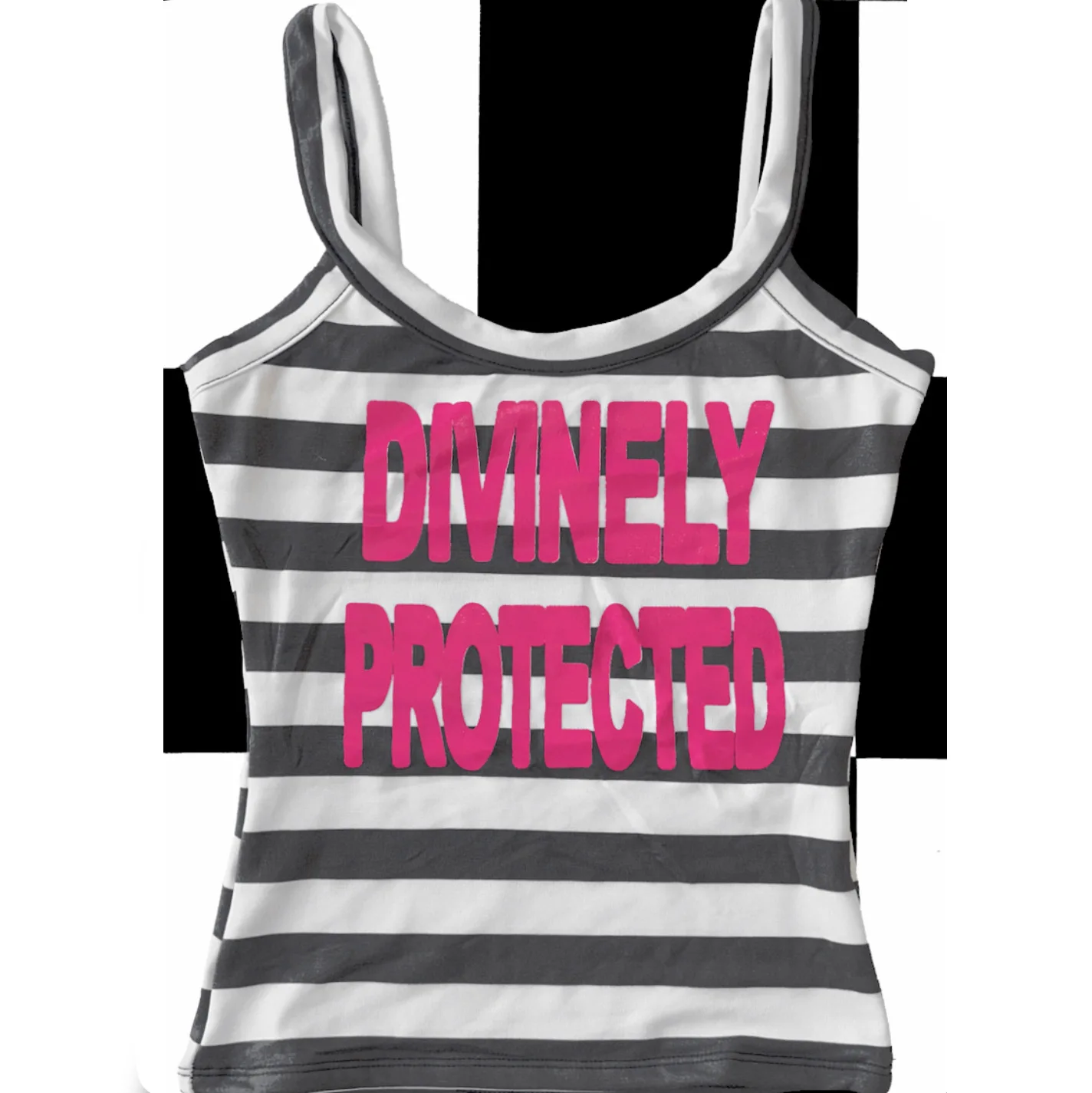 Y2K-Tanktop mit Buchstaben-Print, schmale Passform, Pure Desire, süßer, cooler, mädchenhafter Retro-Amerikanischer Stil für Damen Image