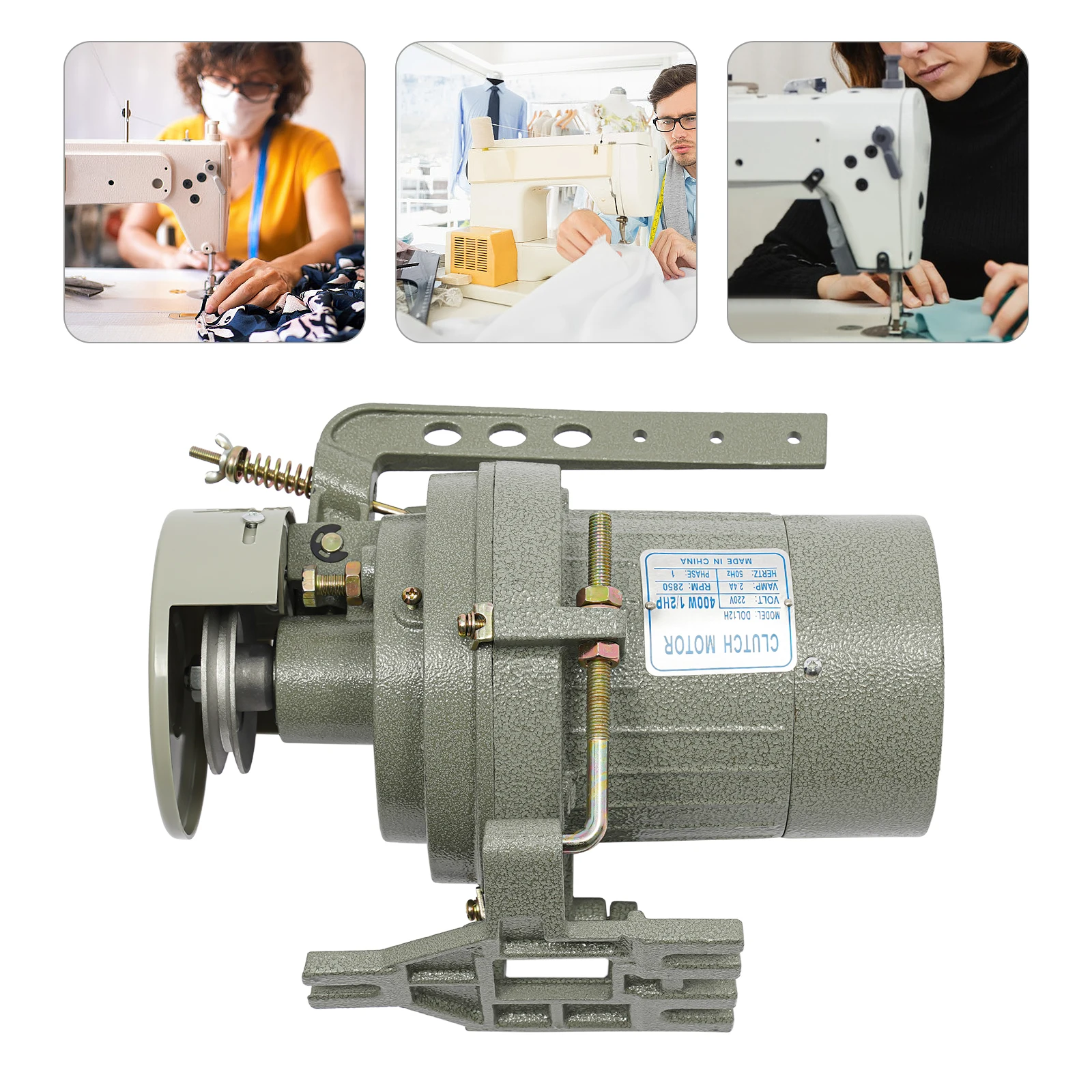 Moteur servo pour machine à coudre professionnelle, moteur électrique pour machine à coudre, machine à coudre industrielle, 400W, 2850RPM, pour machines à coudre domestiques et industrielles