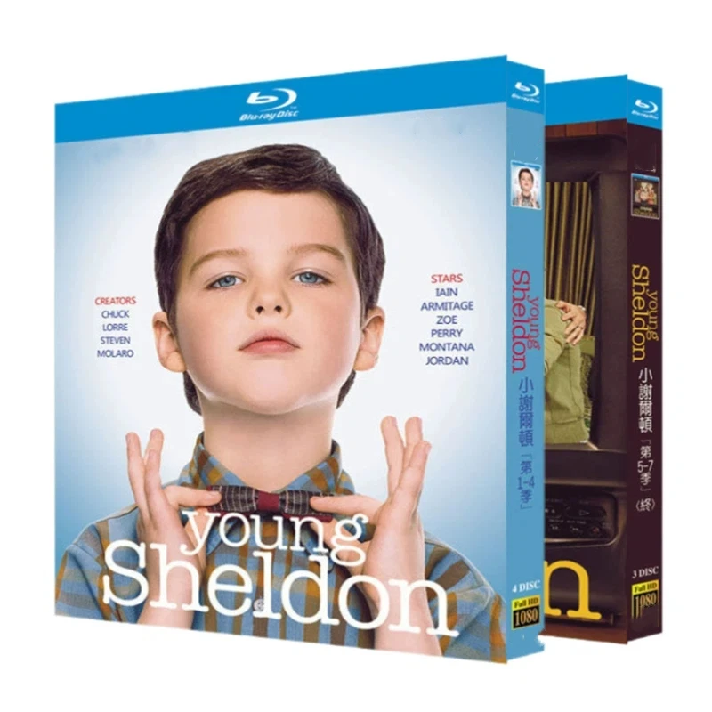 Young Sheldon Saisons 1-7 Blu-ray Disc DVD