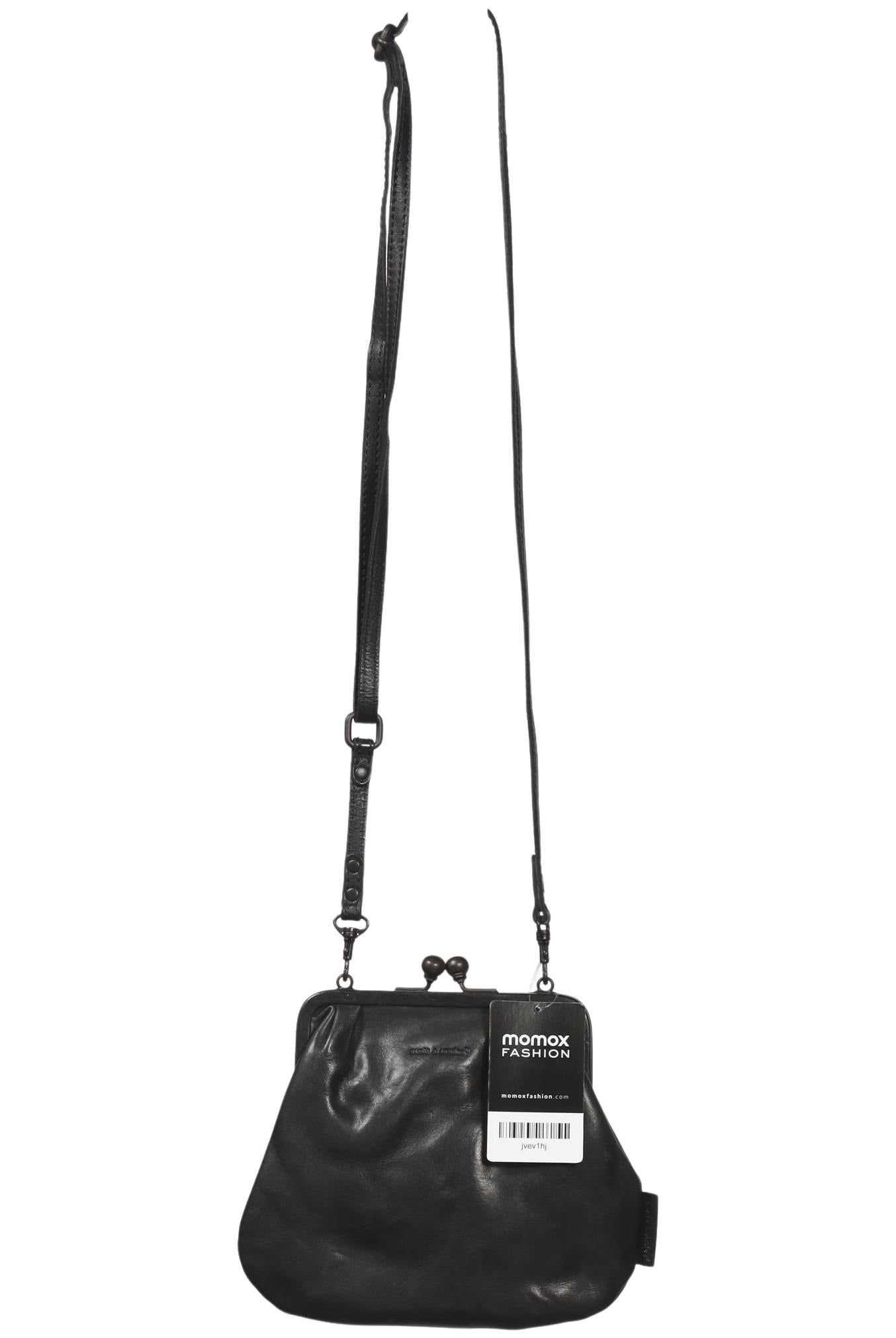 aunts & uncles Damen Handtasche klein Leder, Gr. , Schwarz, Leder / kein / Etikett