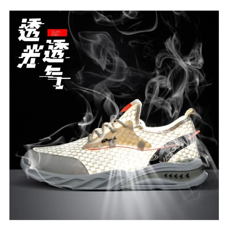 Herren 2026 Neue Atmungsaktive Mesh-Sneaker Leichte Laufschuhe mit Weicher Sohle Lässige Hohle Sportschuhe Trendige Athletische Fußbekleidung Image