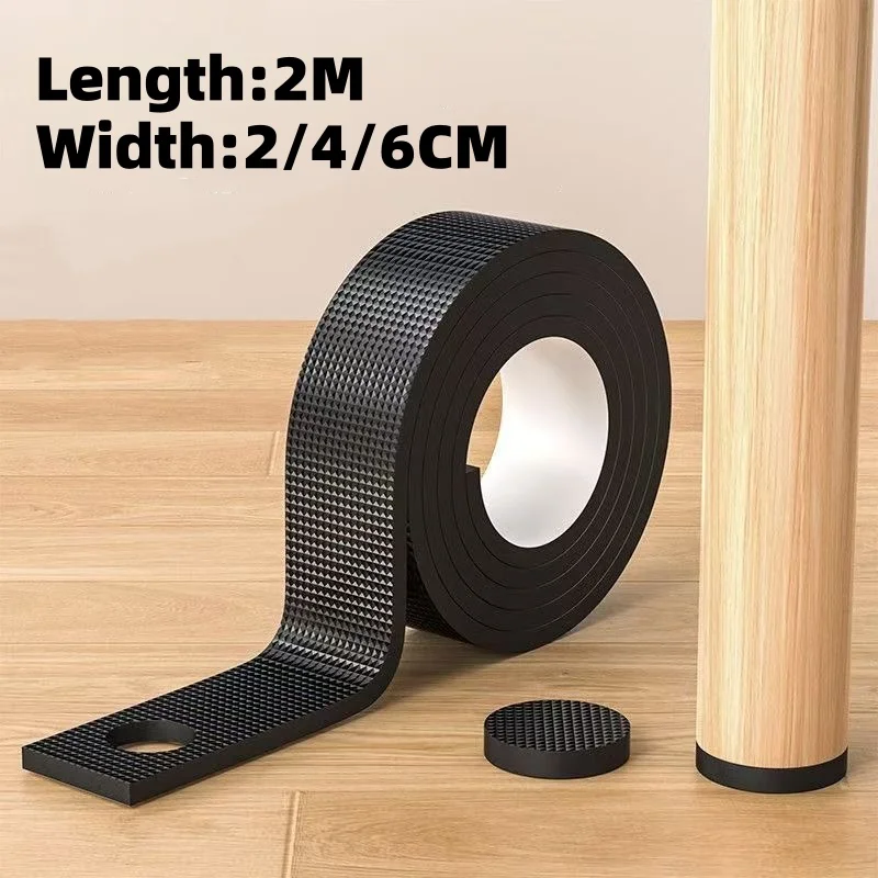 DIY Mute Matten Stoßstange Dämpfer Anti-rutsch Möbel Pads Dicke Rutschfeste Pad Fuß Abdeckung Selbstklebende Tisch Stuhl fuß Schutz Pad Image