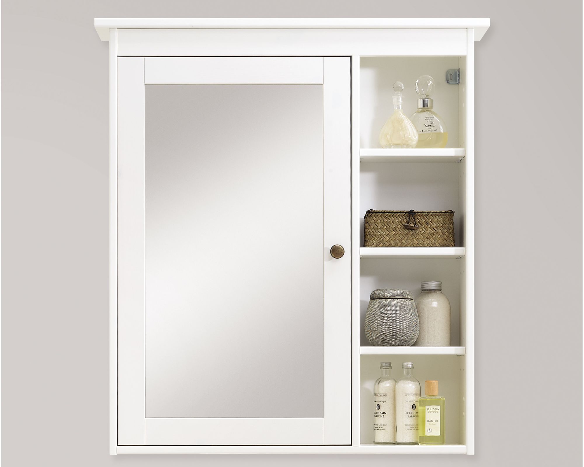 designline Badezimmer-Spiegelschrank Splash 80x75x18cm
