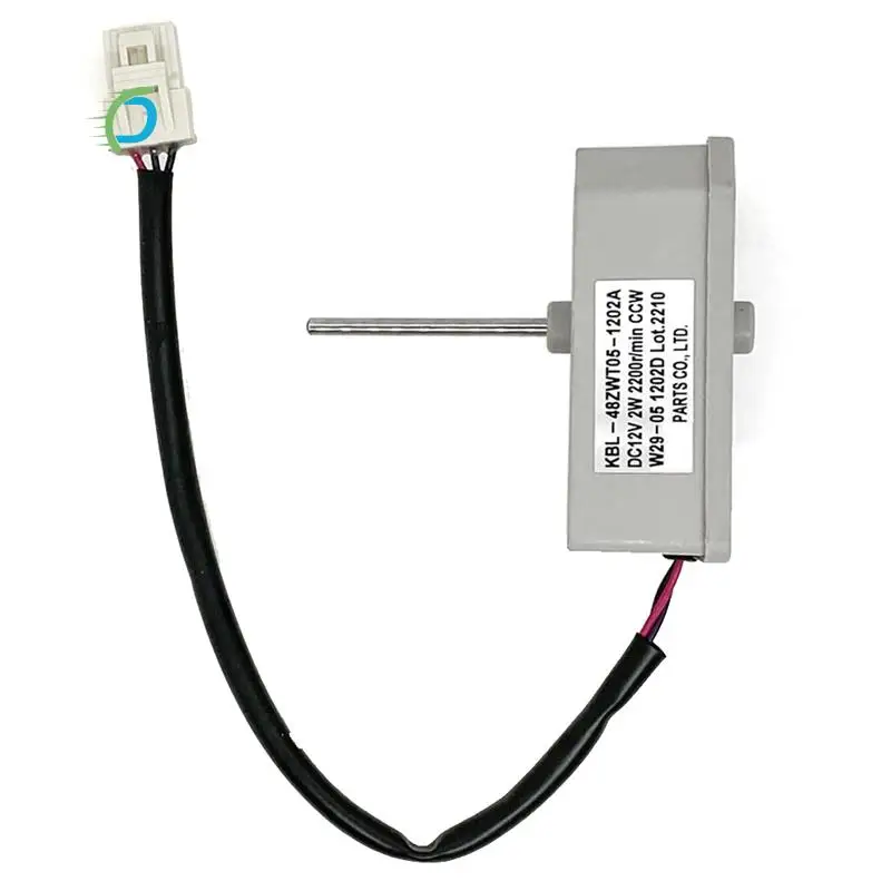 Moteur de ventilateur de réfrigérateur A20Q-DC12V KBL-48ZWT05-1202A pour Chef magique, réfrigérateur Frigidaire, TCL, réfrigérateur Omar, 2W 2200R/Min CCW