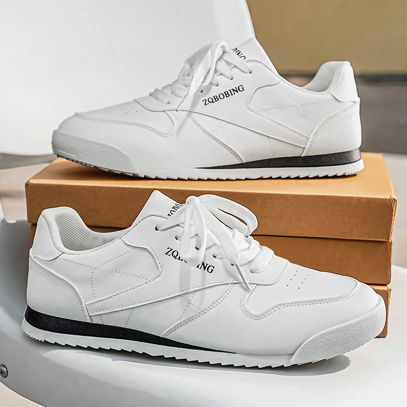 2026 Neue Stylische Frühlings- und Herbst-Herrenschuhe, Größen 39-48, Große Größen Koreanische Mode Low-Top Freizeitschuhe, Leichte Vielseitige Sneaker