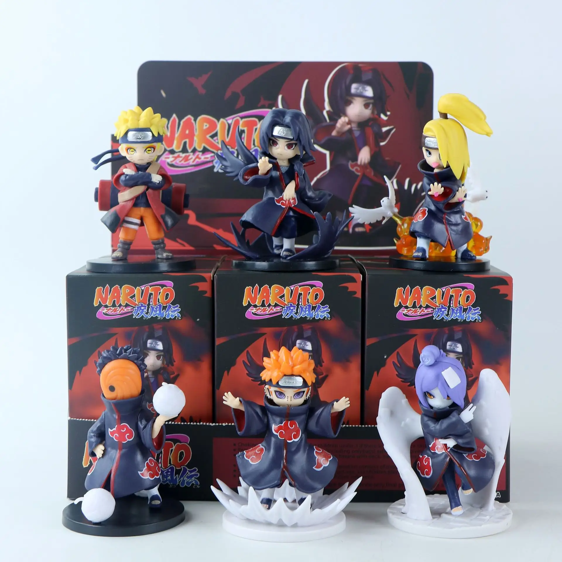 Naruto Kakashi Figur Blindbox Geschenk für Naruto Kakashi Fans, Merchandise aus der beliebten Anime-Serie der Naruto Figuren. Image