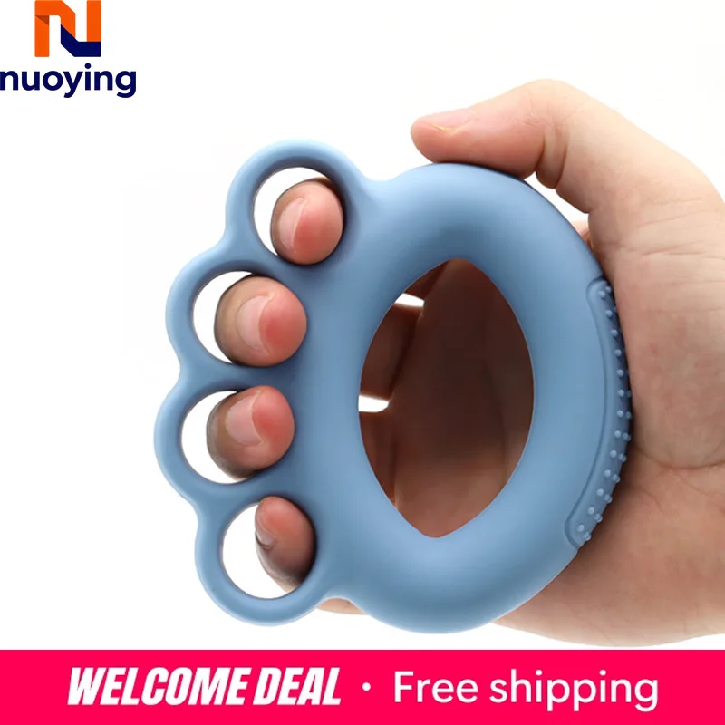 Verstellbarer Silikon-Handgriff-Fingertrainer, Karpaltunnel-Expander, Muskel-Workout, Fitness-Krafttrainer Image