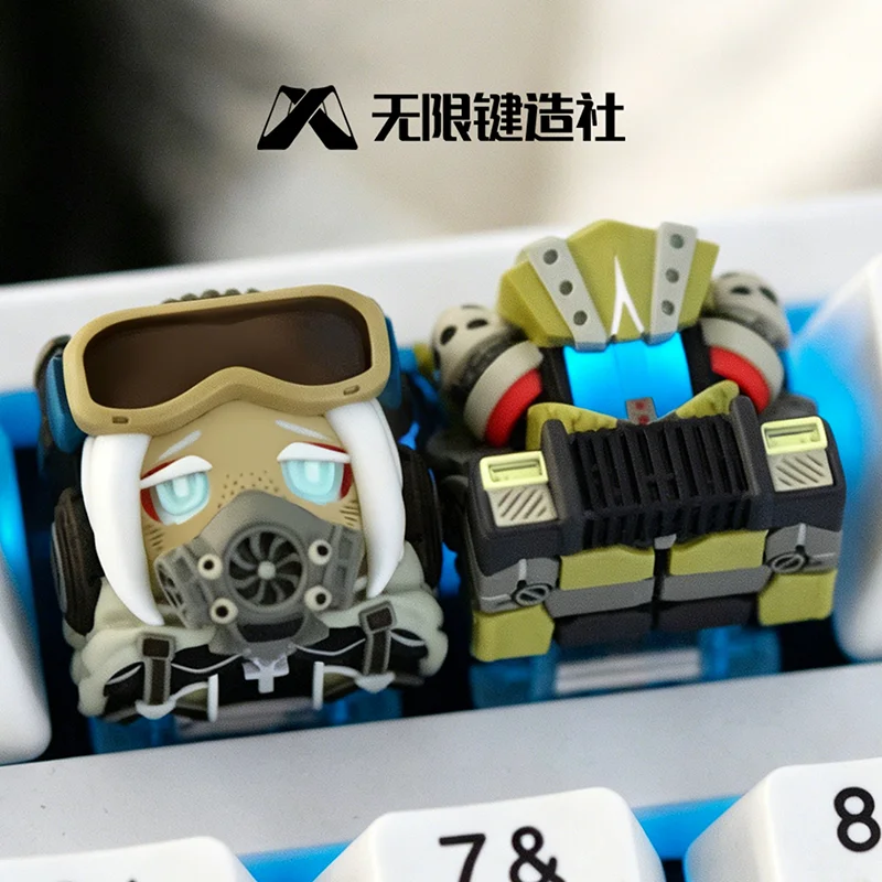 Lobo Keycap Original Scavenger Niedliche personalisierte Einzel-Harz-Esc-Tastenkappe als Ersatz für mechanische Gaming-Tastaturen zum Sammeln und als Dekoration Image