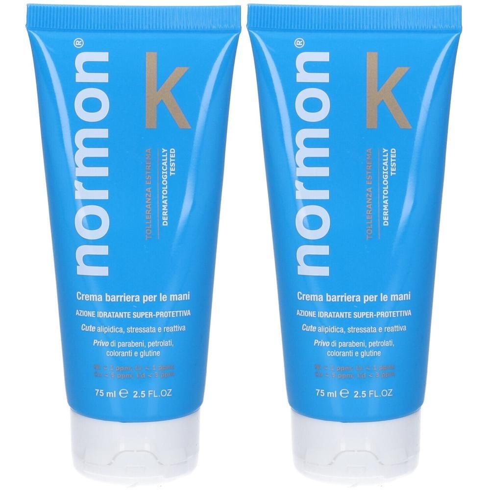 Normon K Crema Barriera Mani 2x75 ml