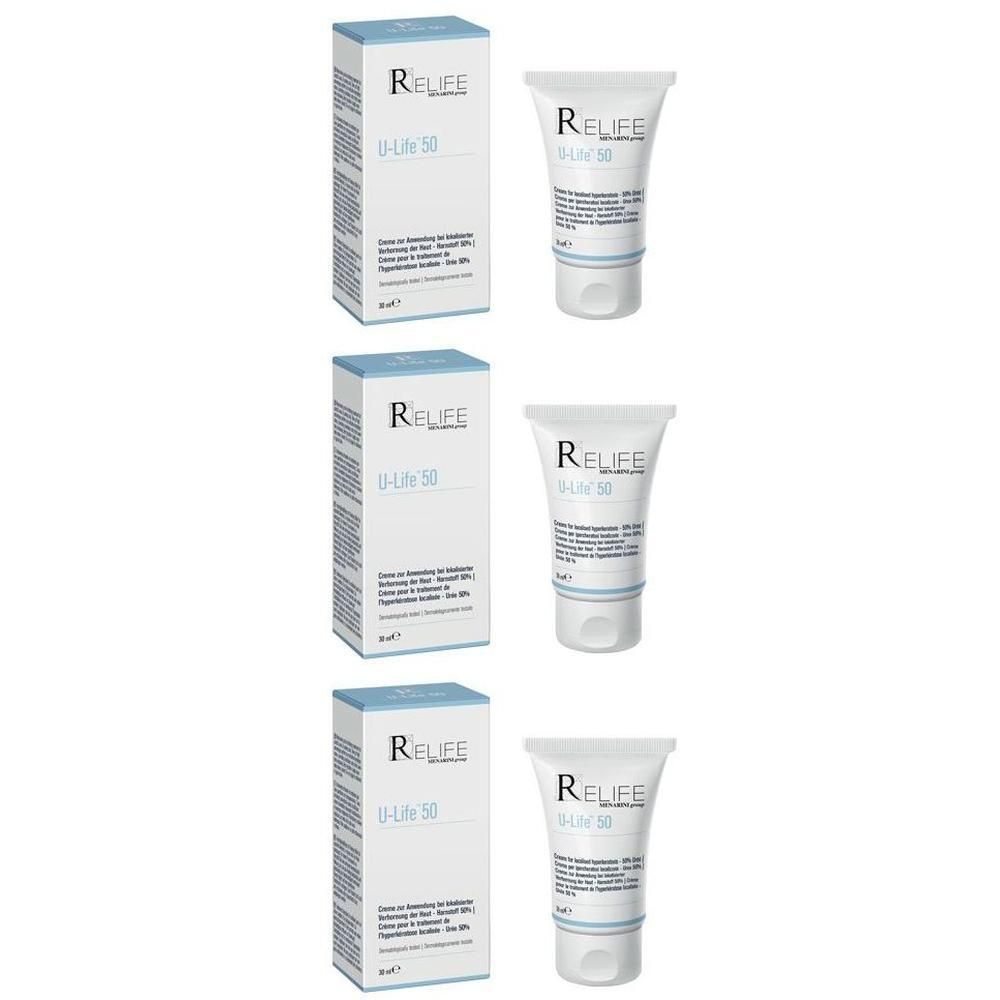 U-Life 50 Crema 30 Ml Packaging Multilungua 3x30 ml