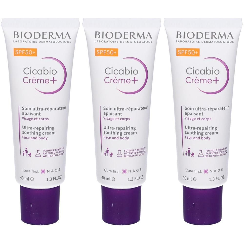 Cicabio Creme+ Spf50 40 Ml 3x40 ml