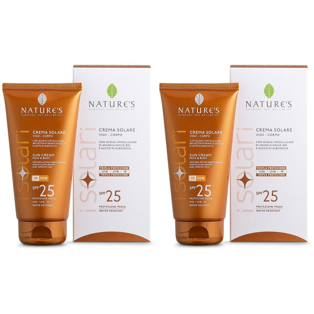 NATURE'S Crema Solare SPF25 2x150 ml solare