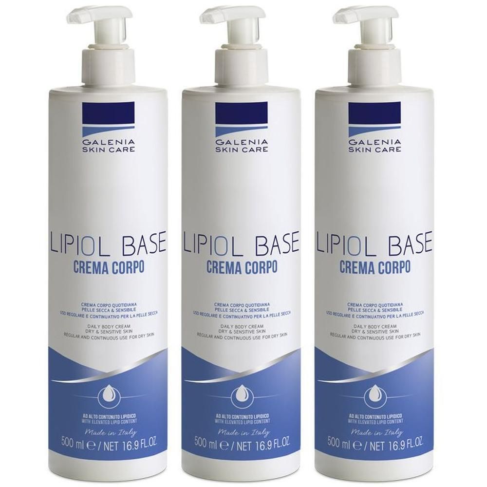 Lipiol Base Crema Corpo 3x500 ml
