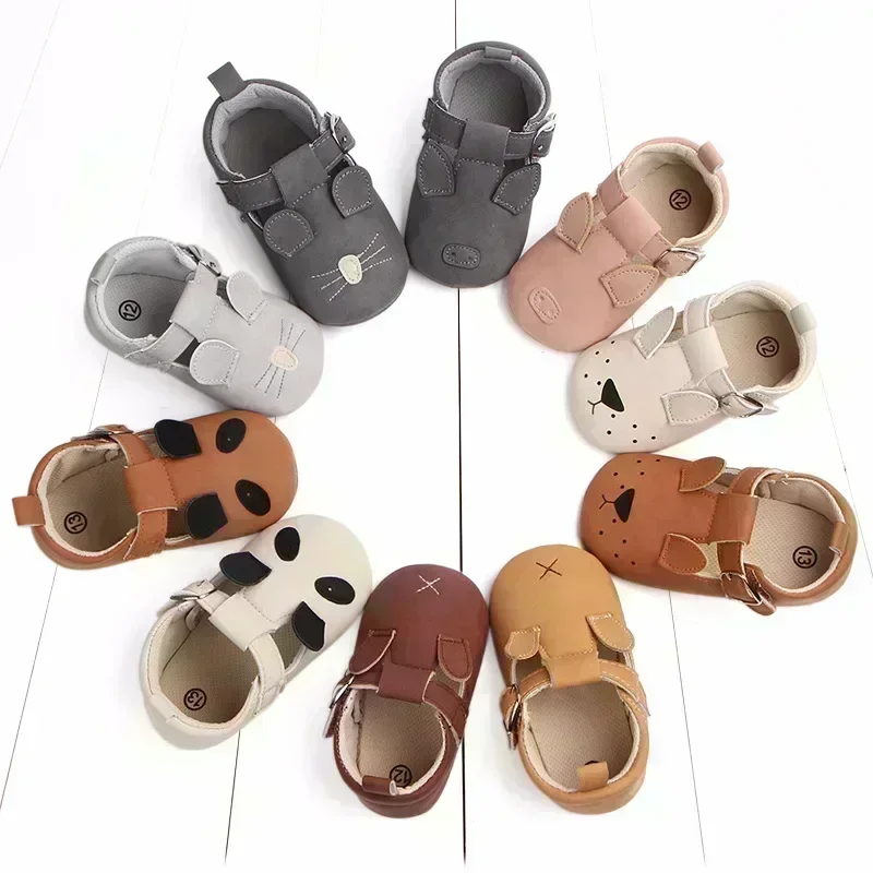 Frühling und Herbst Stil 0-1 Jahre alten Cartoon lässig Anti Drop Babys chuhe weiche Sohle Baby Mädchen Jungen Wanderschuhe Image