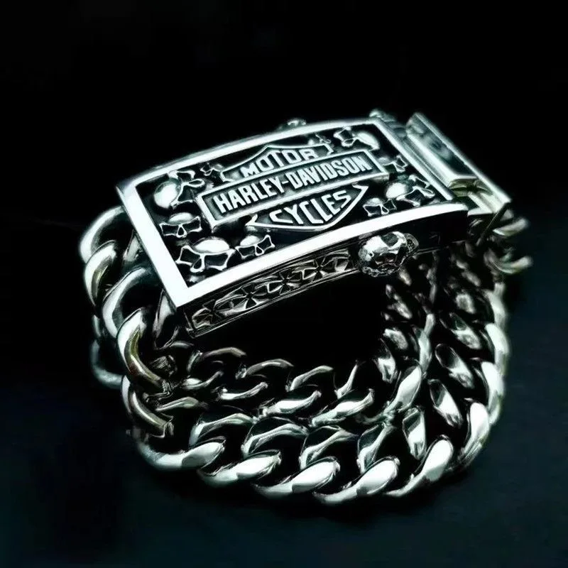 Motorrad-Armband für Herren, Hip-Hop, trendiges Rock-Dekor-Zubehör für Harley Davidson Electra Glide Ultra Classic S PA 1250S PA1250
