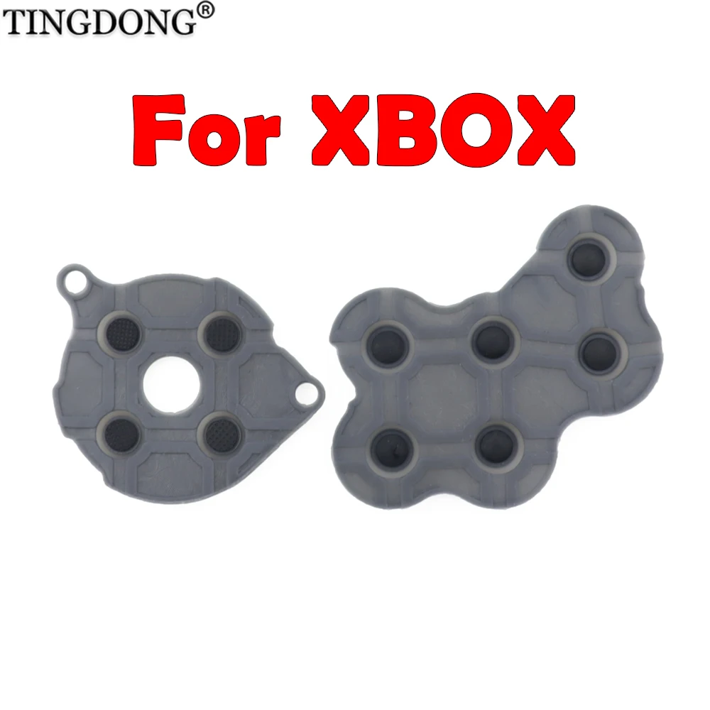 1/2/5 Set leitfähige Gummi-Tastenpads für Xbox-Controller, Ersatz-Reparaturteile für Gamepad der ersten Generation Image